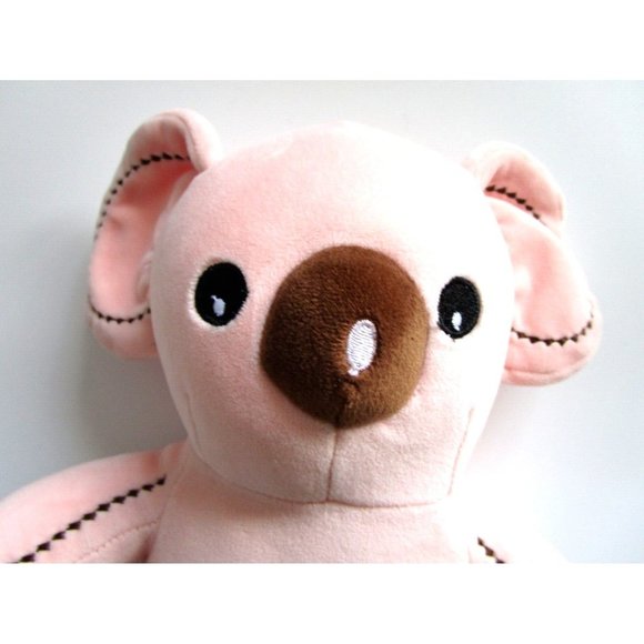 Miniso Life Style Pink Bear Plush Stuffed Animal Toy 12"  Soft & Squishy Unique - Picture 3 of 14